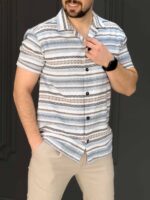 پیراهن 041701 AKOMOD آبی - Image 2