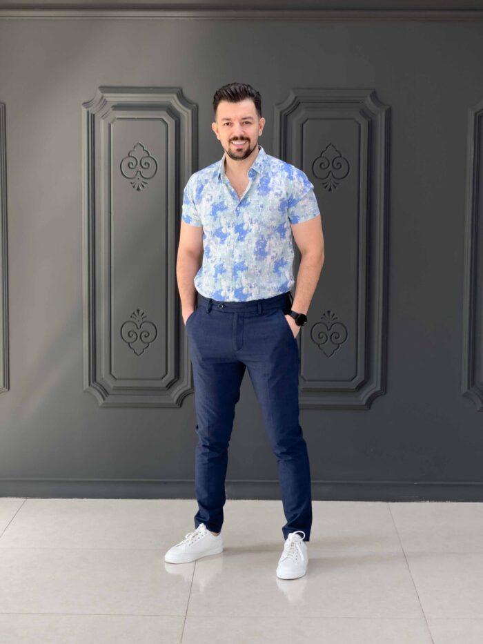 پیراهن 041504 هاوایی Bershka - Image 4