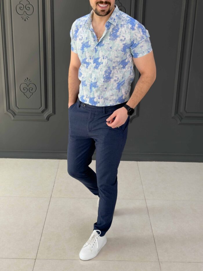 پیراهن 041504 هاوایی Bershka - Image 3