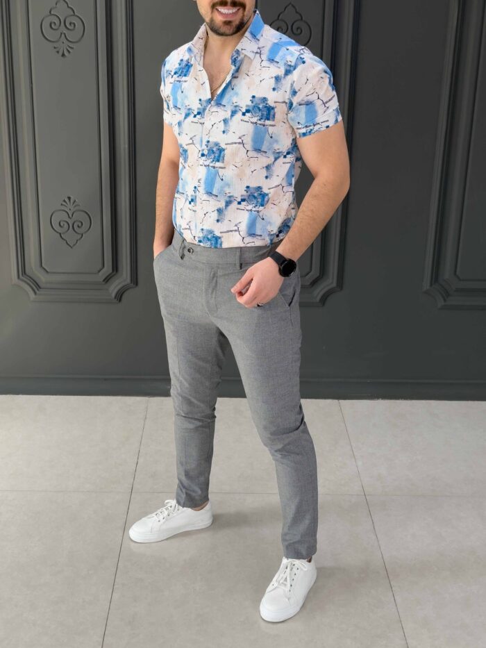 پیراهن 041507 هاوایی Bershka - Image 2