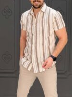 پیراهن 040604 Marakech شکلاتی - Image 2