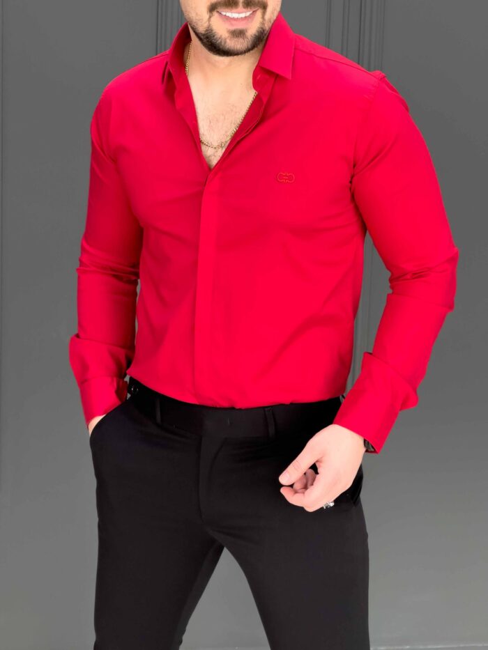 پیراهن 031403 FERAGAMO قرمز - Image 1