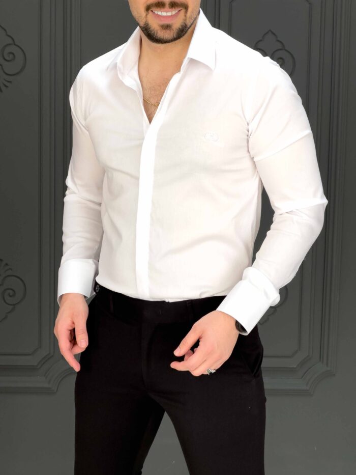 پیراهن 031403 FERAGAMO سفید - Image 1