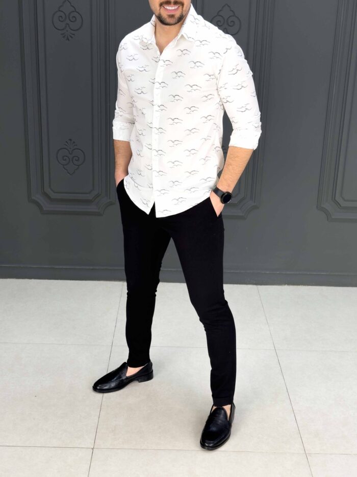 پیراهن 030502 ZARA سفید - Image 3