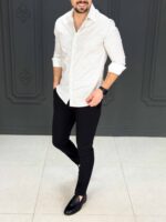 پیراهن 030503 ZARA سفید - Image 3