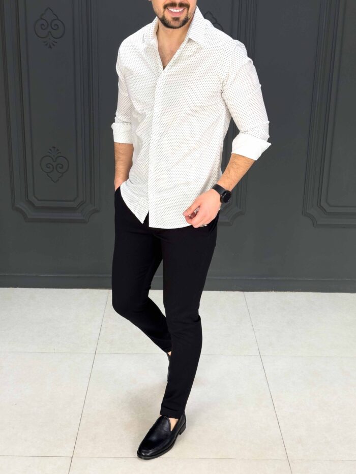پیراهن 030503 ZARA سفید - Image 3