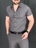 پیراهن 040224 POLO خاکستری