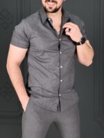 پیراهن 040224 POLO خاکستری - Image 3