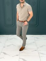پیراهن 031612 VICO خاکی - Image 3