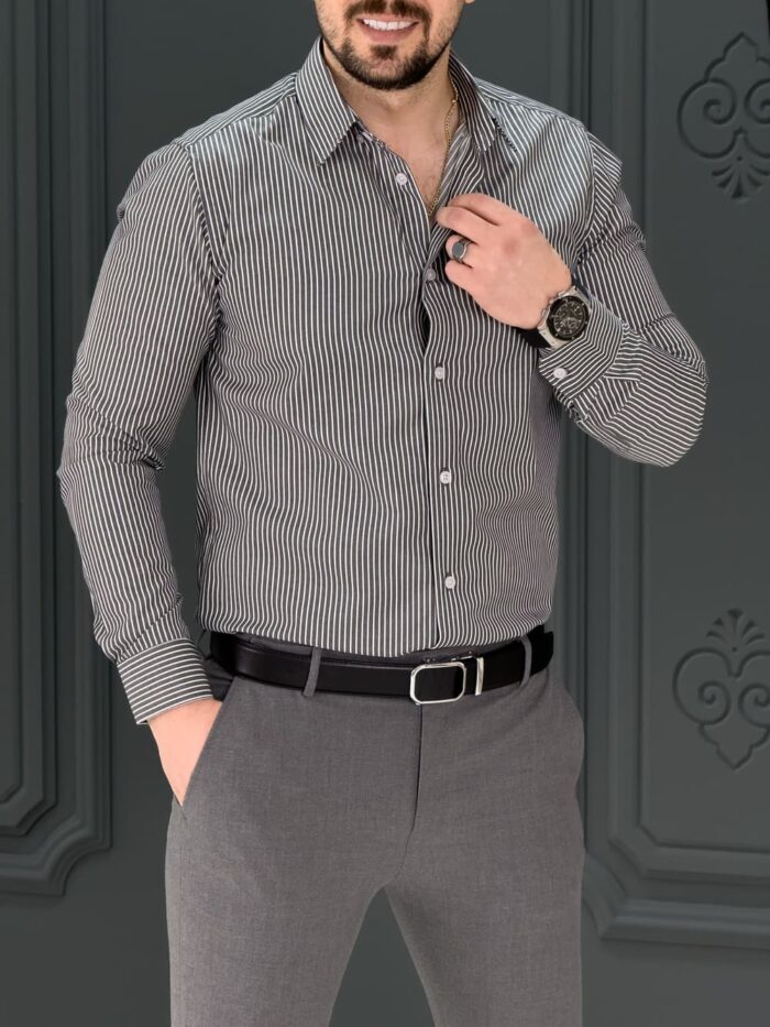 پیراهن 270504 AKOMOD طوسی