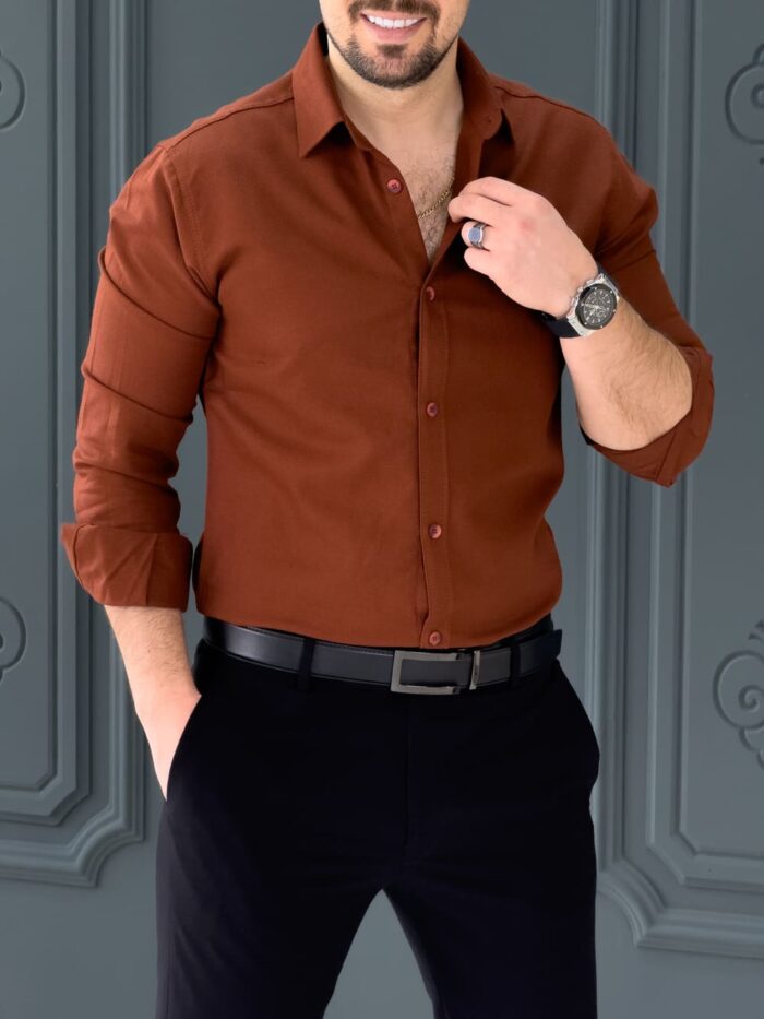 پیراهن 031616 VICO عنابی