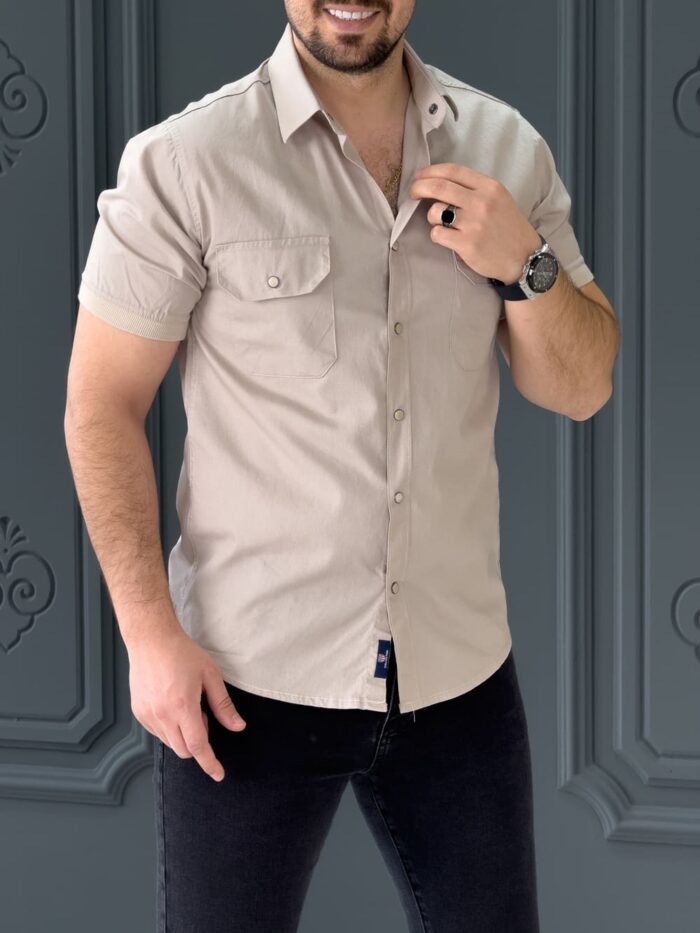 پیراهن 031615 GANT استخوانی
