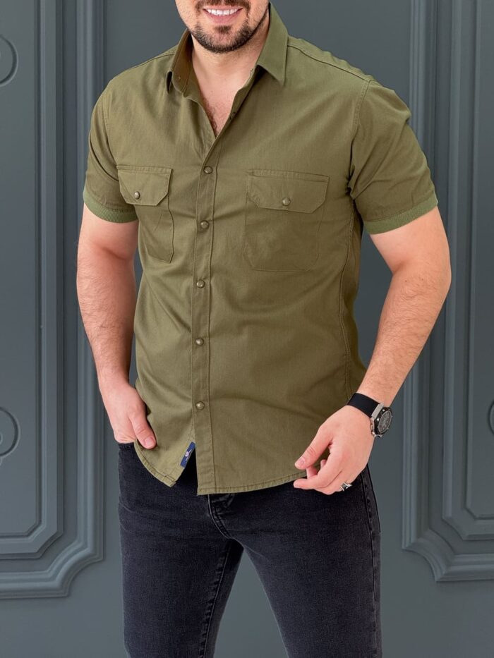 پیراهن 031615 GANT سبز