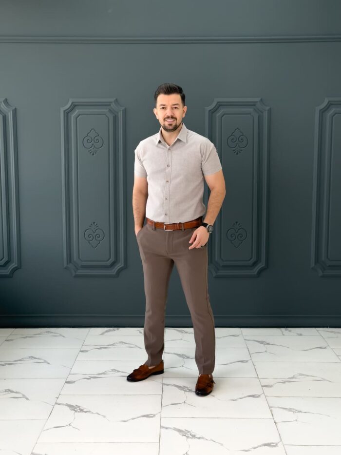 پیراهن 031619 VICO خاکی