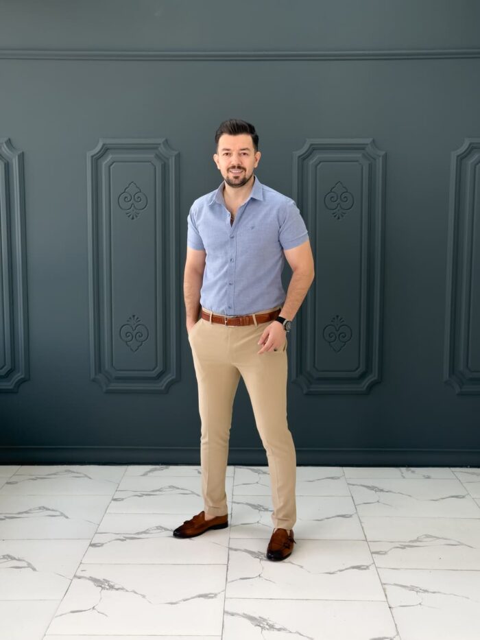 پیراهن 031619 VICO آبی روشن