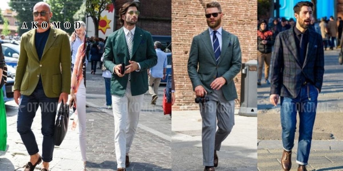 نحوه ست کردن کت سبز