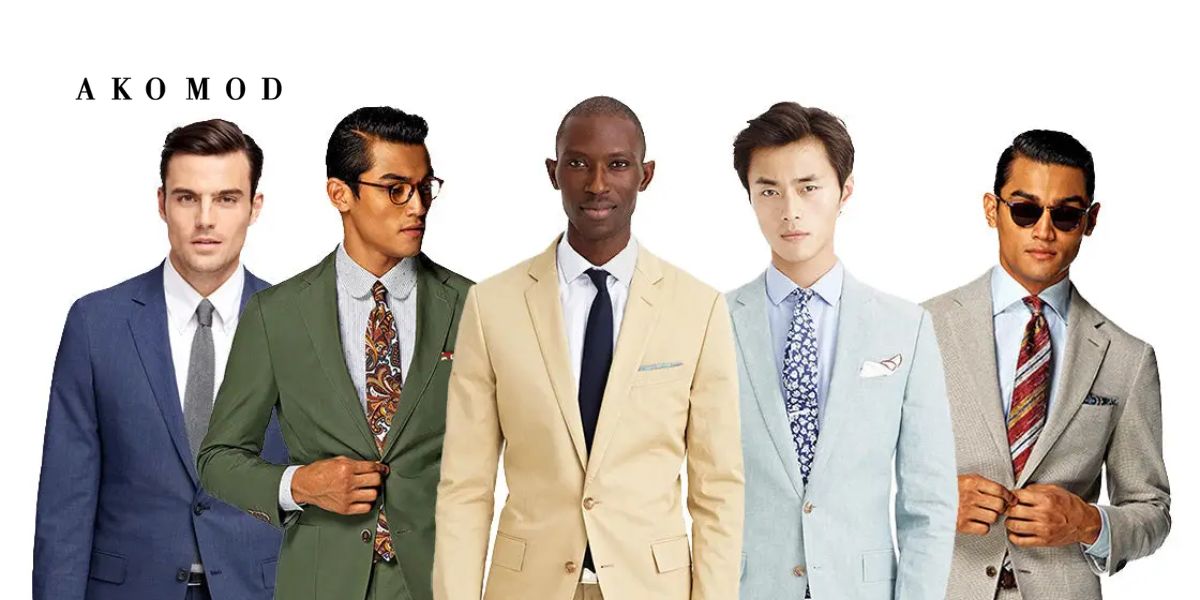 انتخاب رنگ کت و شلوار بر اساس رنگ پوست