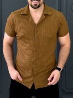 پیراهن کوتاه 041017 کهربایی - Image 4