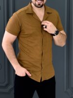 پیراهن کوتاه 041017 کهربایی
