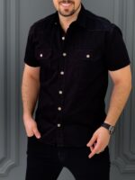 پیراهن 040901 PULL&BEAR مشکی - Image 3