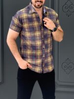 پیراهن 040306 BURBERRY سرمه ای