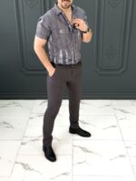 پیراهن 041802 VICO طوسی - Image 4