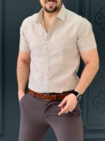 پیراهن 031617 VICO خاکی - Image 3