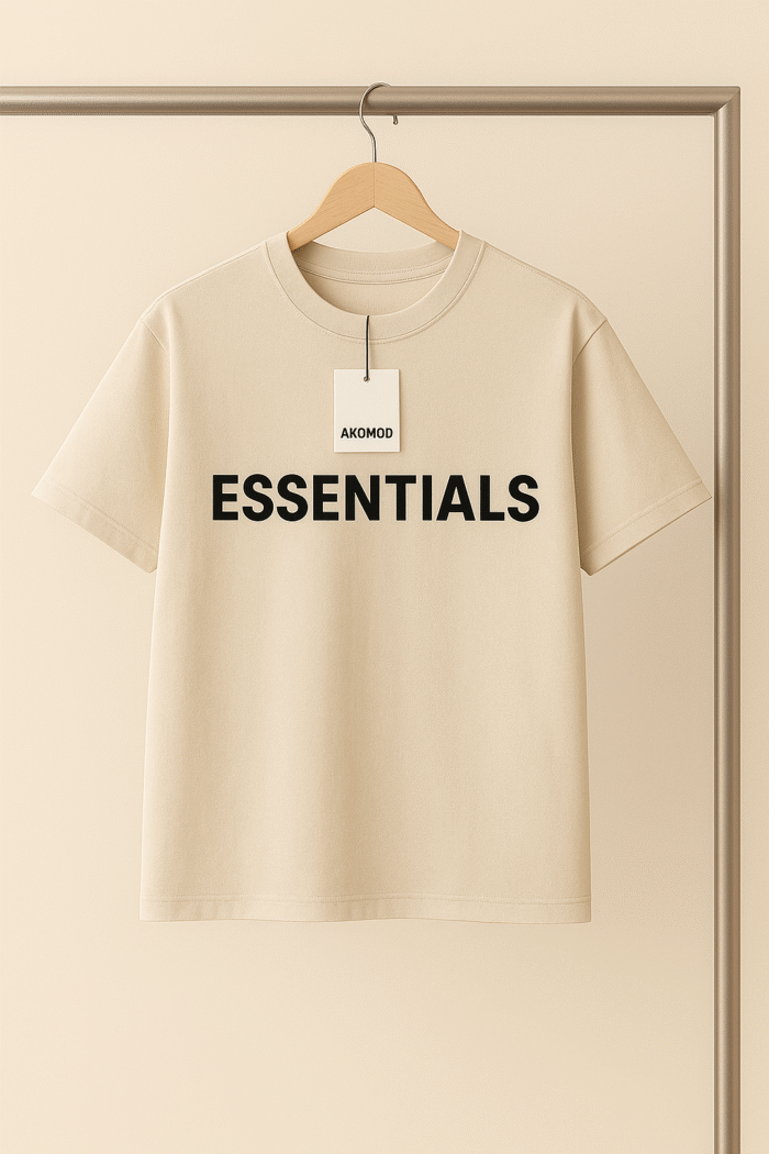 تیشرت 171302 ESSENIALS کرم - Image 1