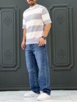 تیشرت 170301 PULL&BEAR طوسی - Image 3