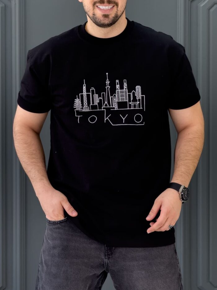 تیشرت 171011 TOKYO مشکی - Image 2