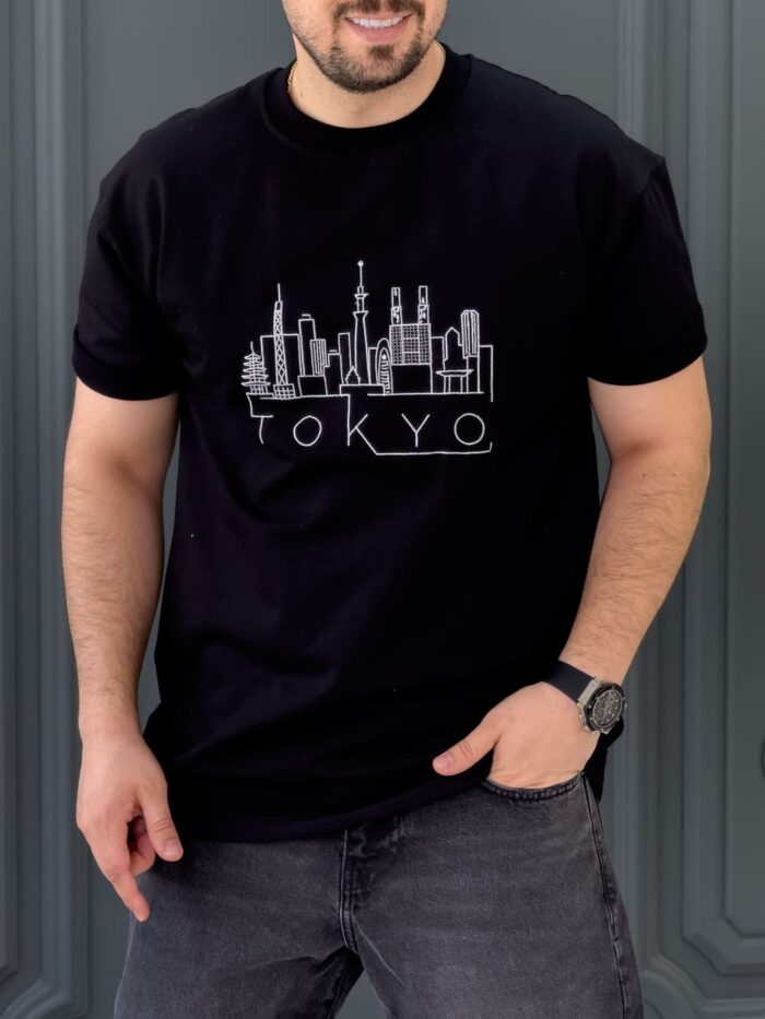 تیشرت 171011 TOKYO مشکی - Image 1