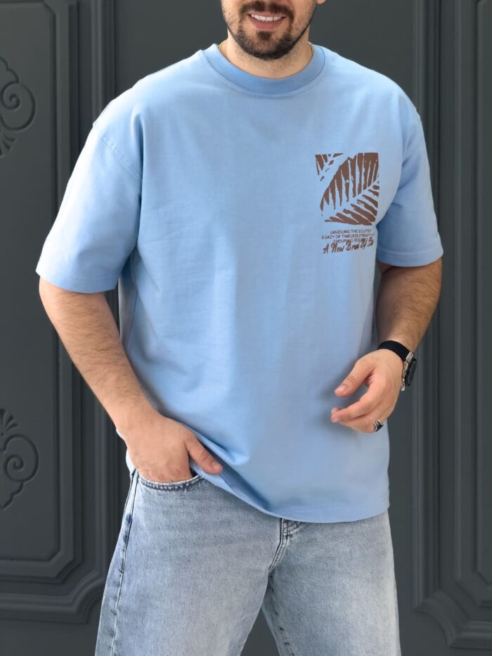 تیشرت 171013 MACHINIST آبی روشن - Image 2