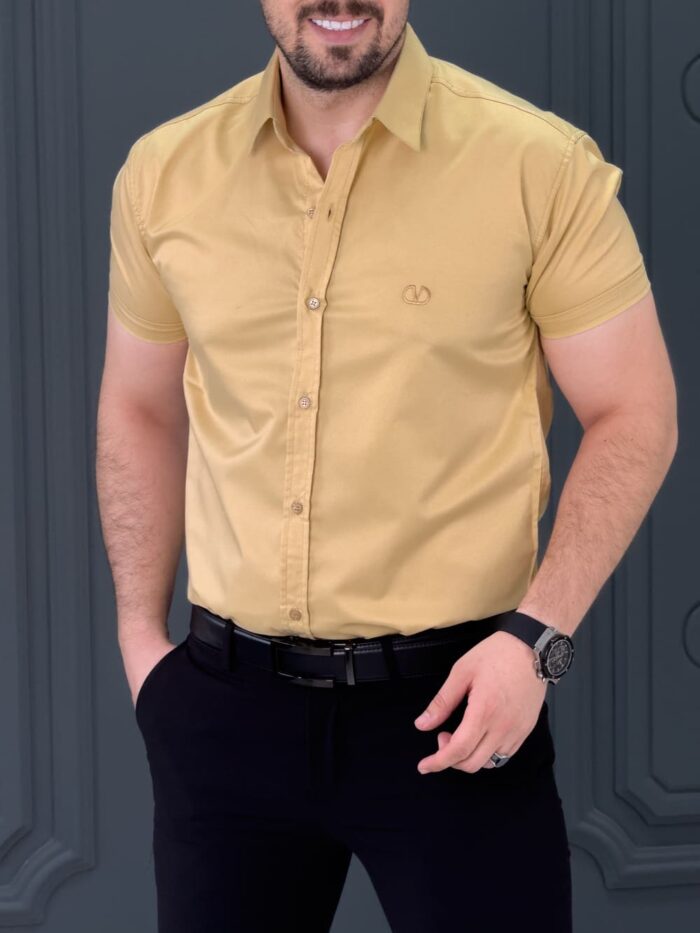 پیراهن 040225 VALENTINO کهربایی - Image 1