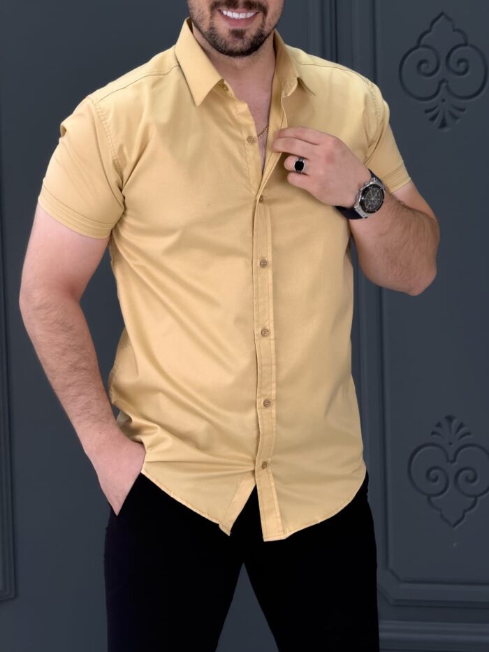 پیراهن 040225 VALENTINO کهربایی - Image 2