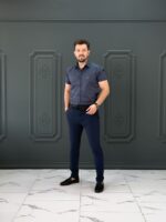 پیراهن 040225 VALENTINO آبی تیره - Image 3