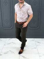 پیراهن 031622 VICO خاکی - Image 3