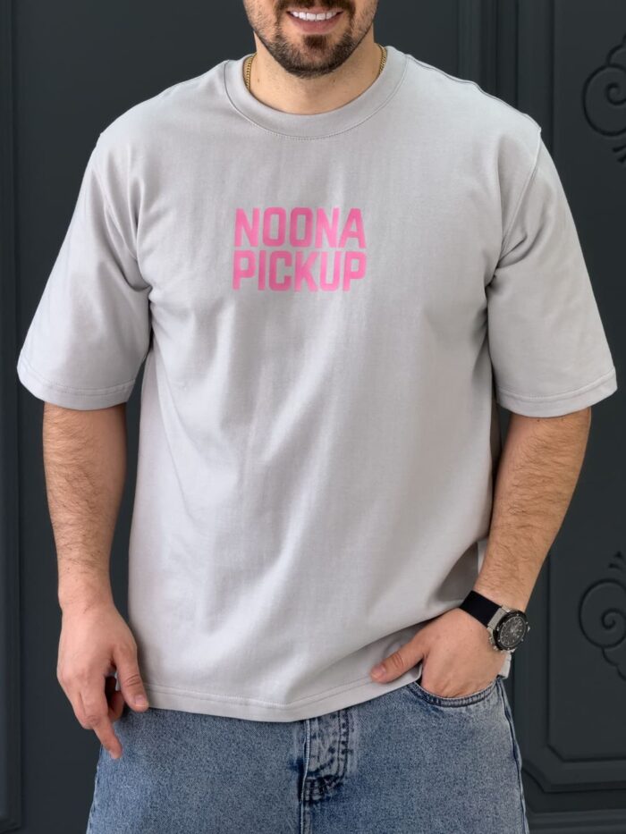 تیشرت 170505 NONA طوسی روشن - Image 4