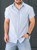 پیراهن 270124  AKOMOD آبی روشن