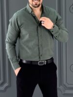 پیراهن 270205 AKOMOD زیتونی