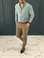 پیراهن 270205 AKOMOD سبز دریایی - Image 4