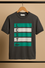 تیشرت 170503 Lacoste ذغالی