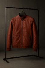 کت چرم 120185 جیگری