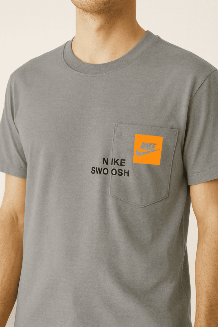 تیشرت 170502 NIKE طوسی - Image 2
