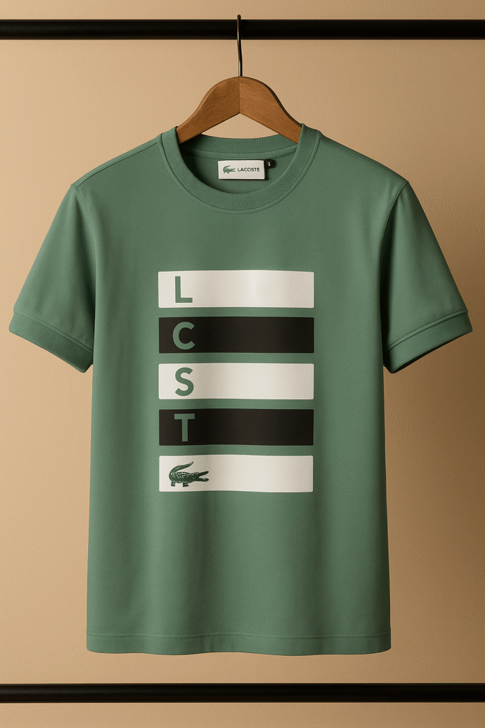 تیشرت 170503 Lacoste سبز - Image 1