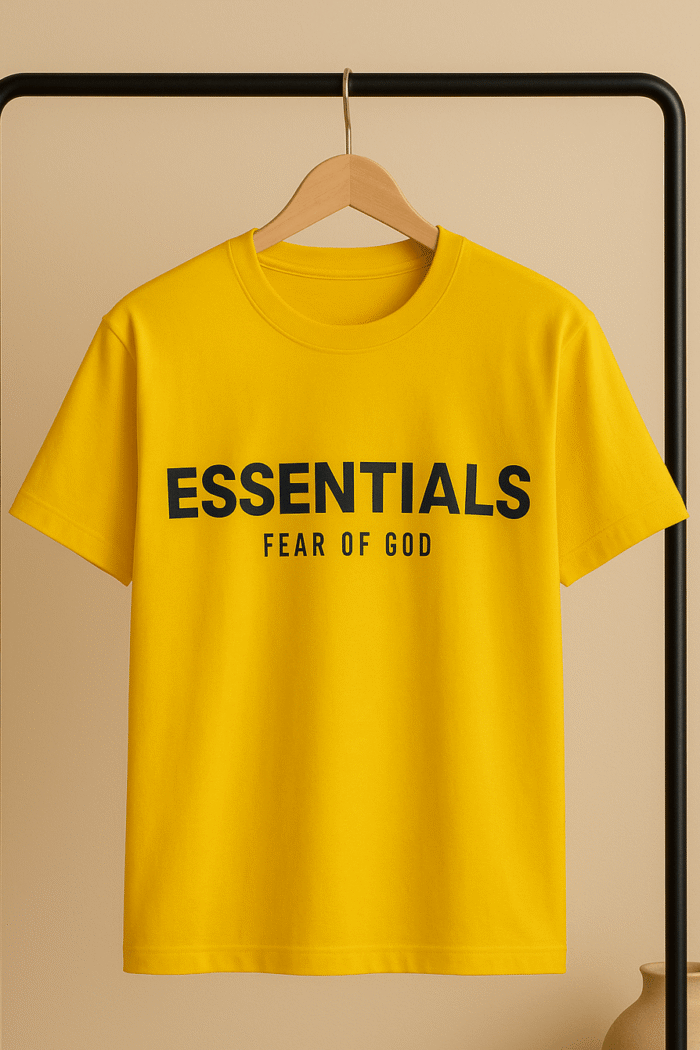 تیشرت 171617 ESSENTIALS زرد - Image 1