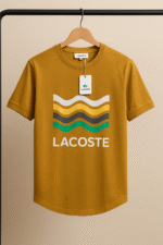 تیشرت 171623 LACOSTE خردلی
