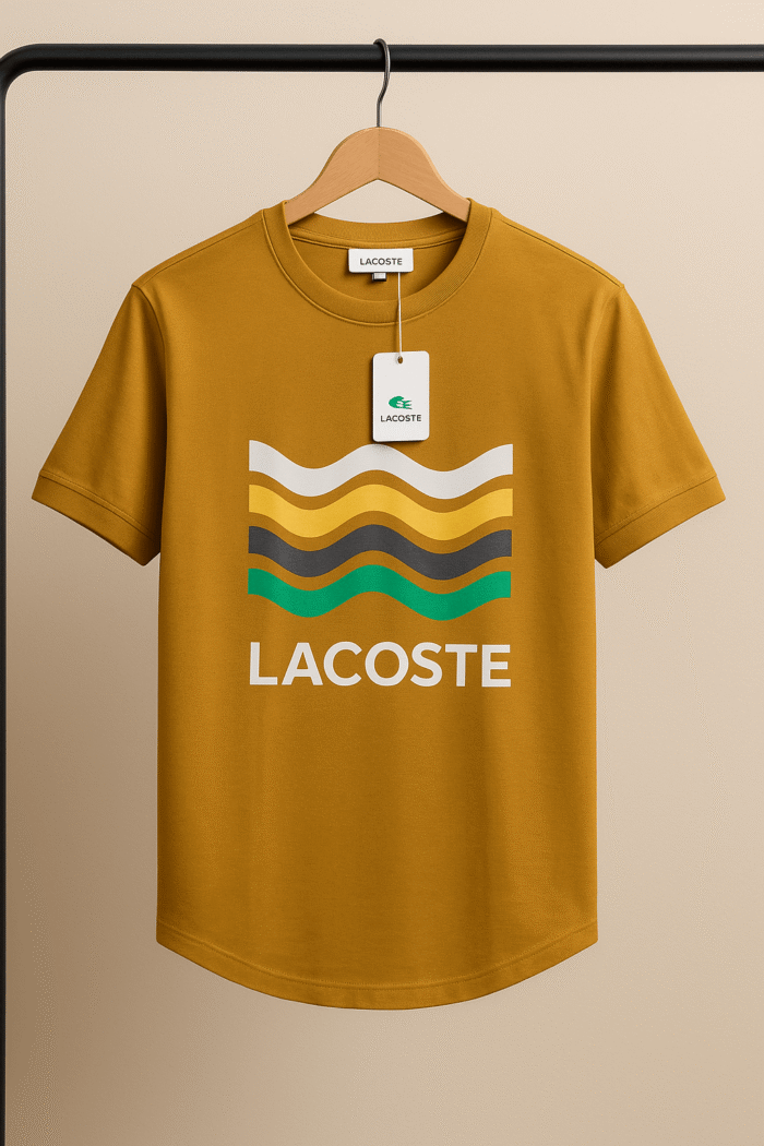 تیشرت 171623 LACOSTE خردلی - Image 1