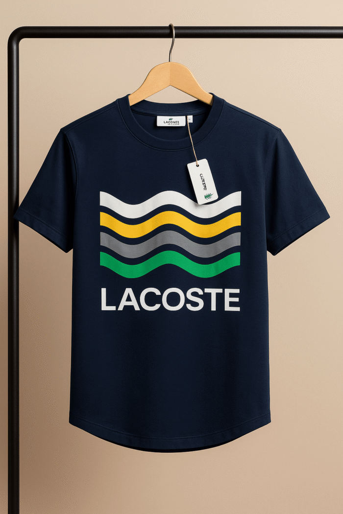 تیشرت 171623 LACOSTE سرمه ای - Image 1