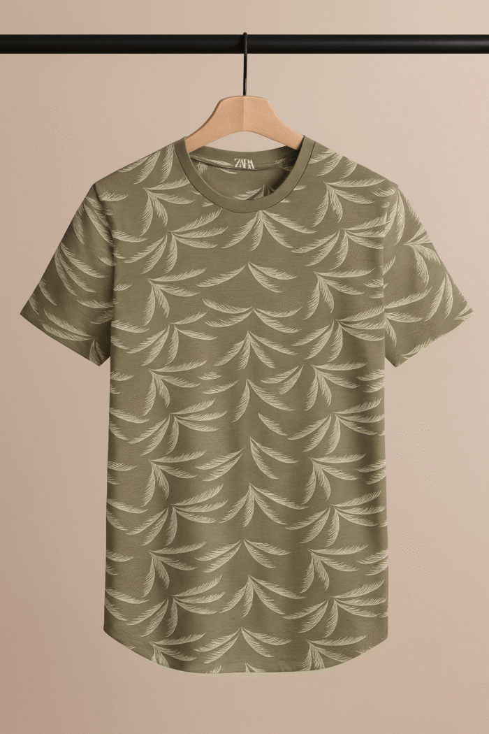 تیشرت 171627 ZARA سبز - Image 1