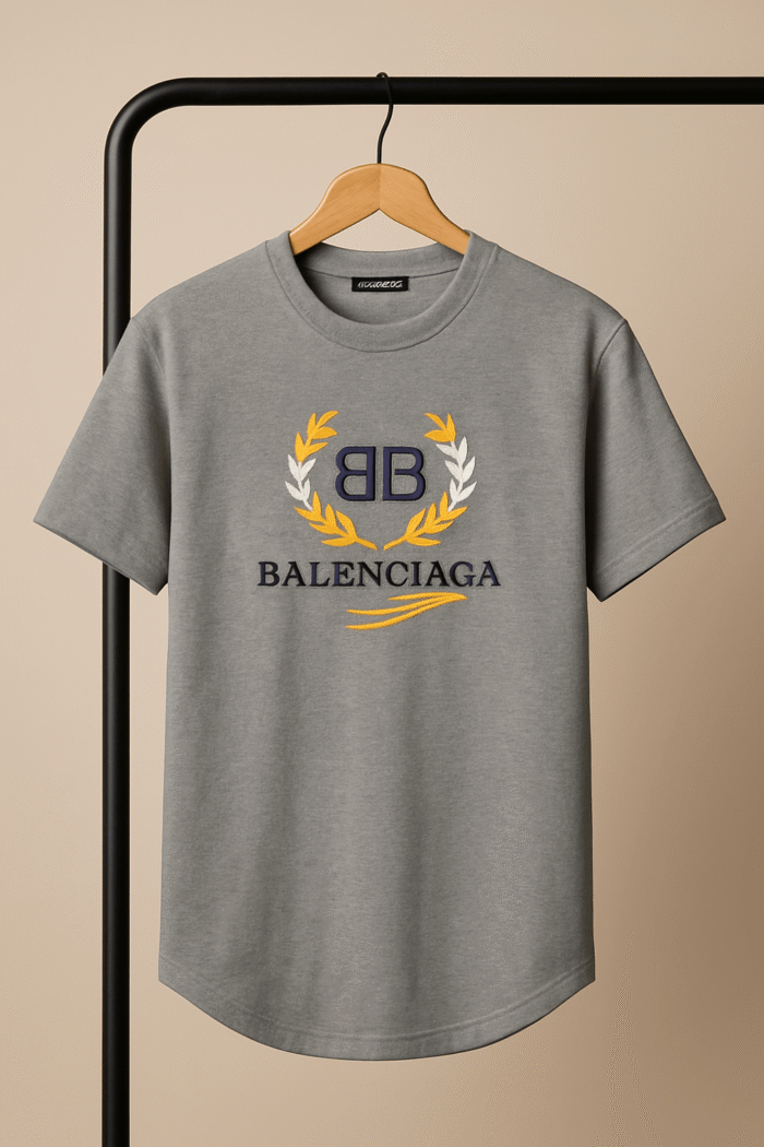 تیشرت 171620 BALENCIAGA طوسی - Image 1